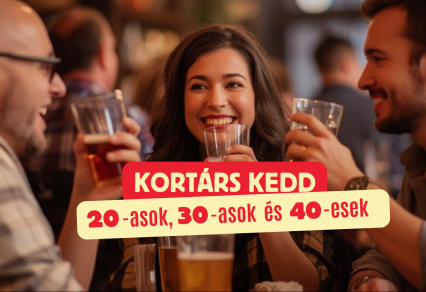 KorTárs Kedd: 20-asok, 30-asok és 40-esek