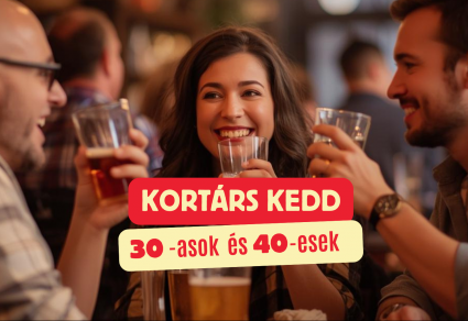 KorTárs Kedd: 30-asok és 40-esek