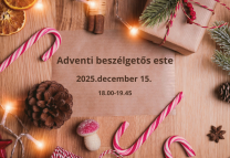 Adventi beszélgetős este