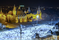 Korizás a Városligeti Műjégpályán